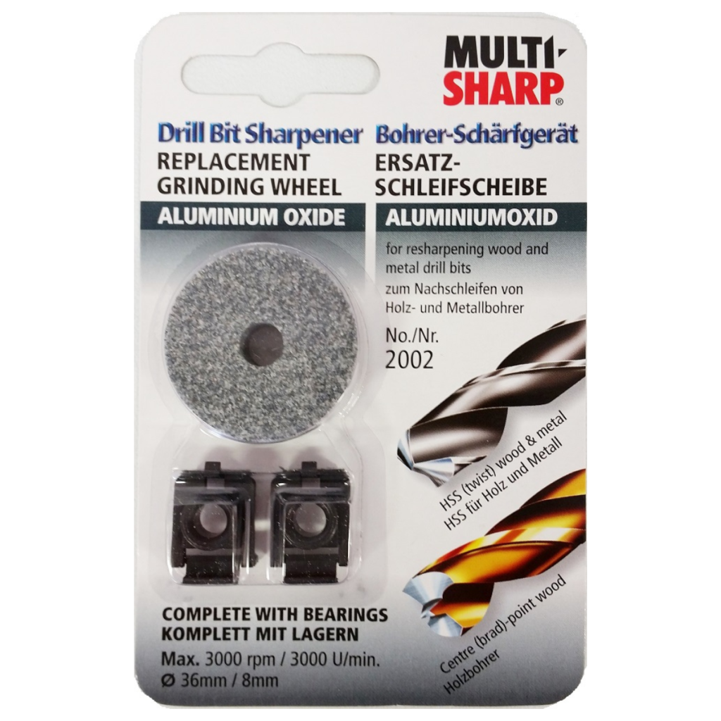 Drill Bit Sharpener Replacement Grinding Wheel – Aluminium Oxide – MS2002